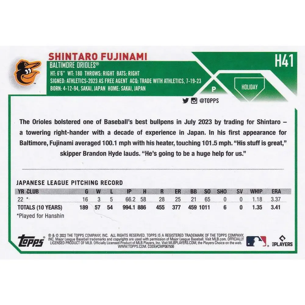 Topps 2023 holiday